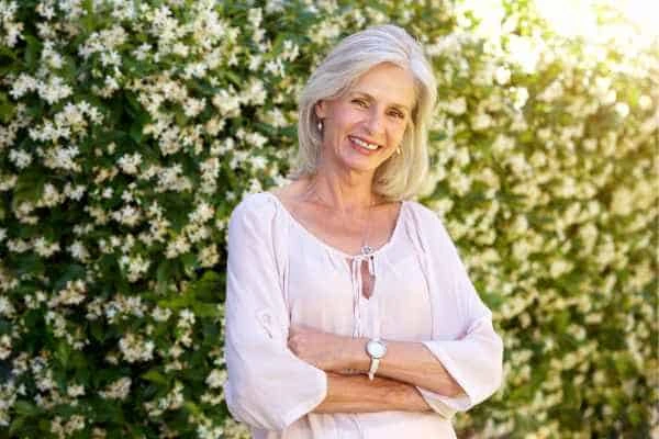 Older woman happy with urinary incontinence treatment Newark-on-Trent