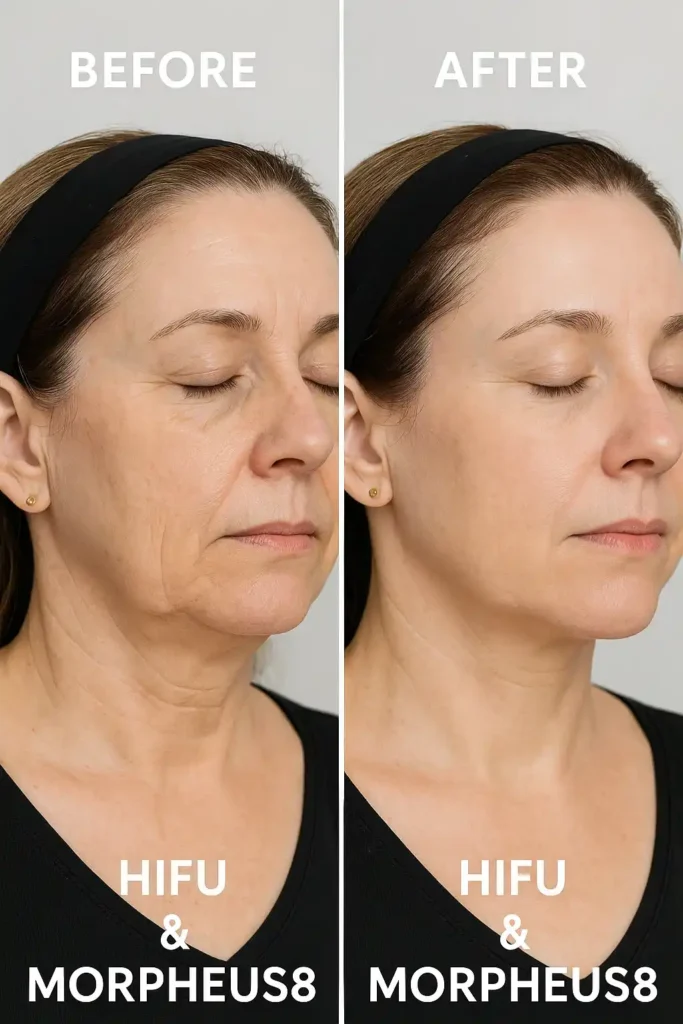 HIFU & Morpheus8 treatment results Newark-on-Trent - book in today!