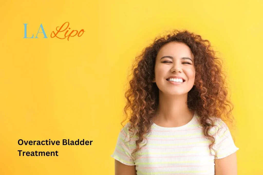 woman smiling about overactive bladder treatment Newark-on-Trent solutions