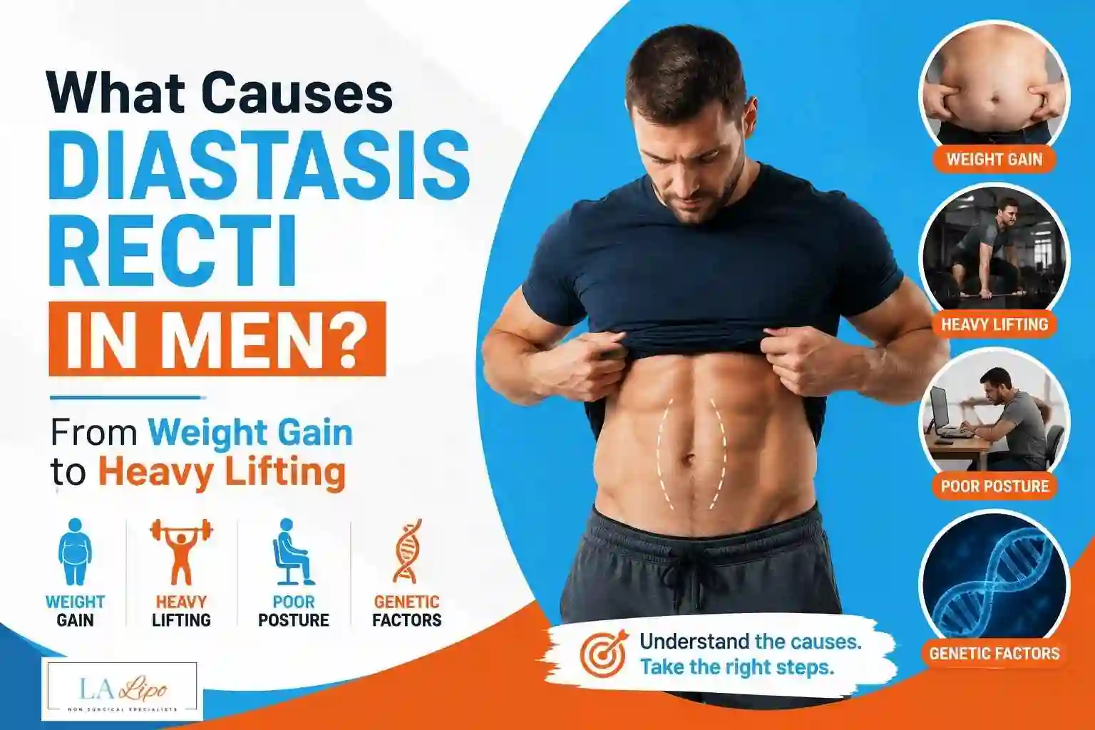 What Causes Diastasis Recti in Men? From Weight Gain to Heavy Lifting Newark-on-Trent